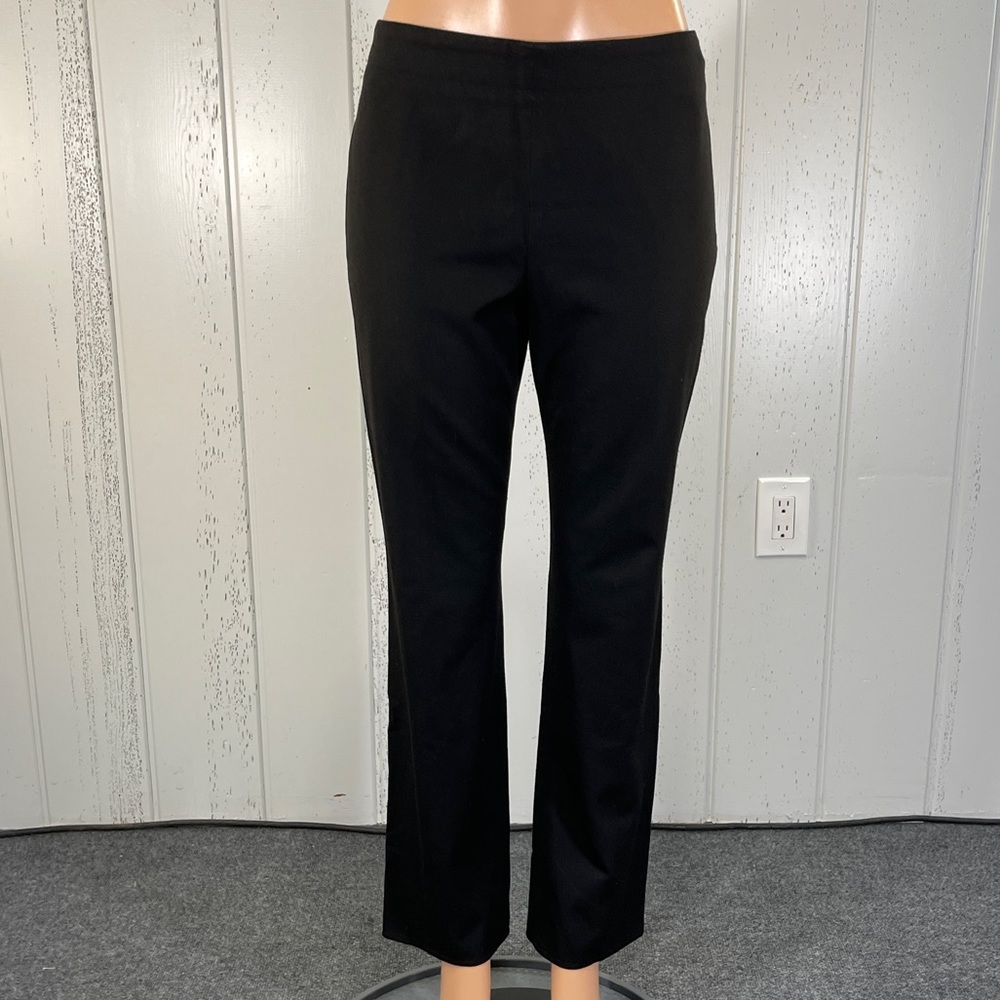 *Talbots Classic Slim Black Dress Pants Size 12P